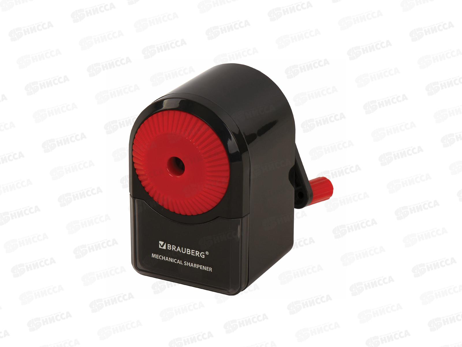 Точилка мех. BRAU Ultra корпус черно-красный, 228626 *6