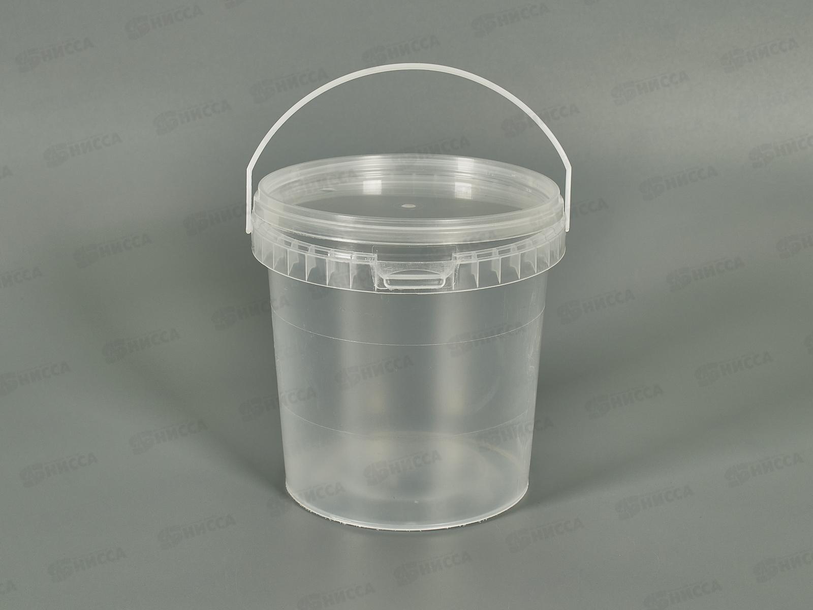 Тара литьевая Ведро 1л+крышка Сузун *432