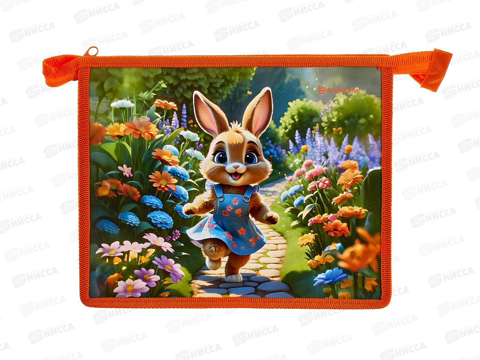 Папка д/тетр. schoolФОРМАТ А5 На полянке. молния ПТКМ1А5-НП *50