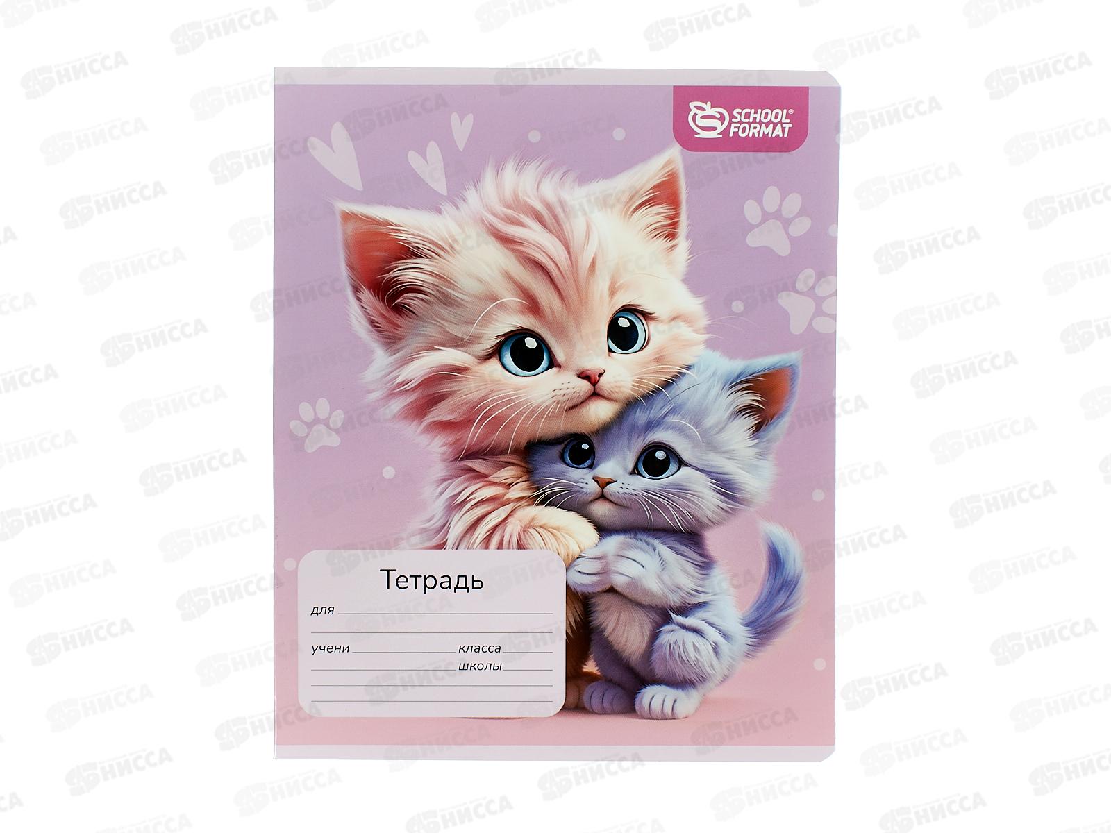 Тетрадь 12л кос.лин schoolФОРМАТ Обнимашки, ТШКЛ12- О *12/240