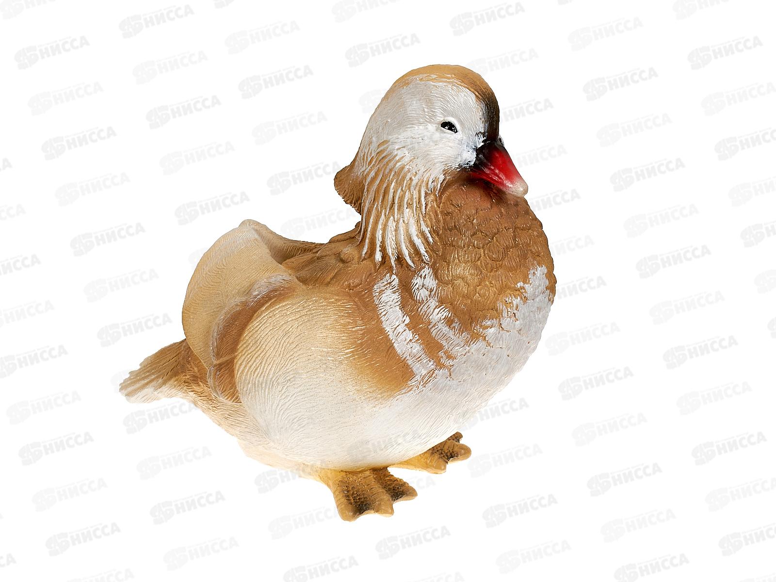 Фигура садовая &quotУтка Мандаринка&quot 26*14см гипс 162-277 г