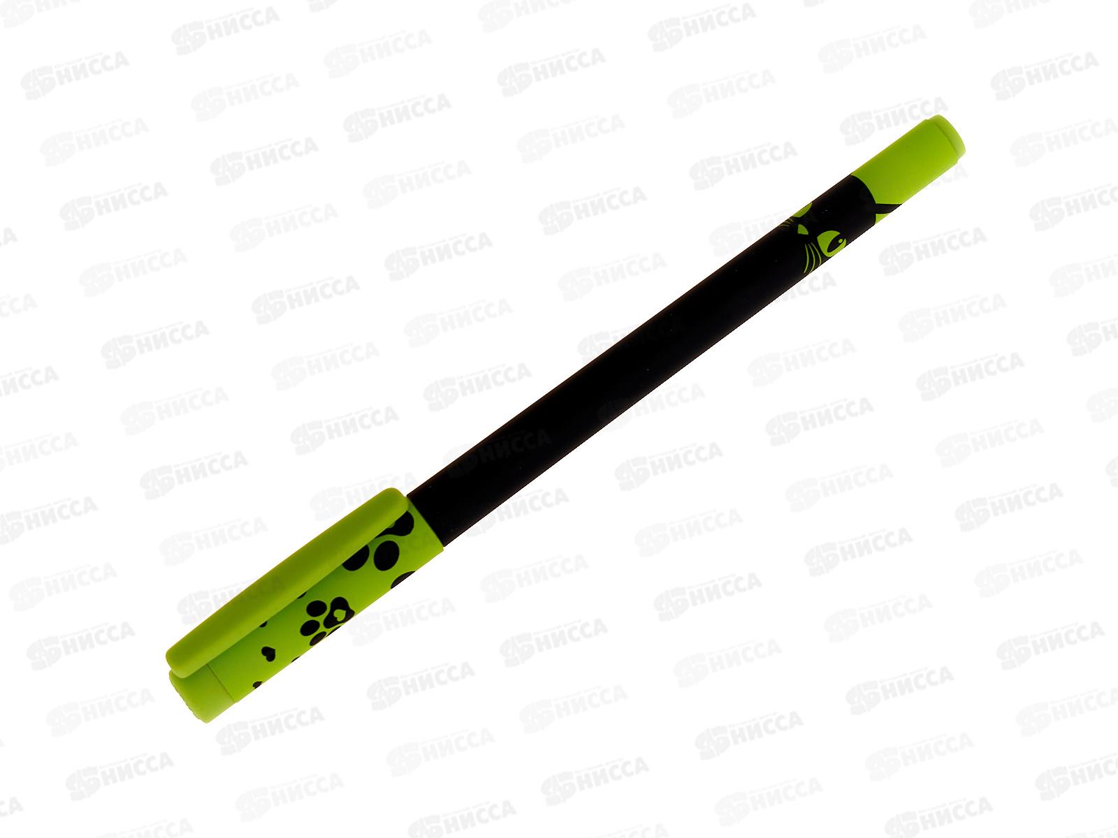 Ручка шар. B.V. FunWrite Взгляд зверя.Черный кот. синяя,20-0212/38 *24