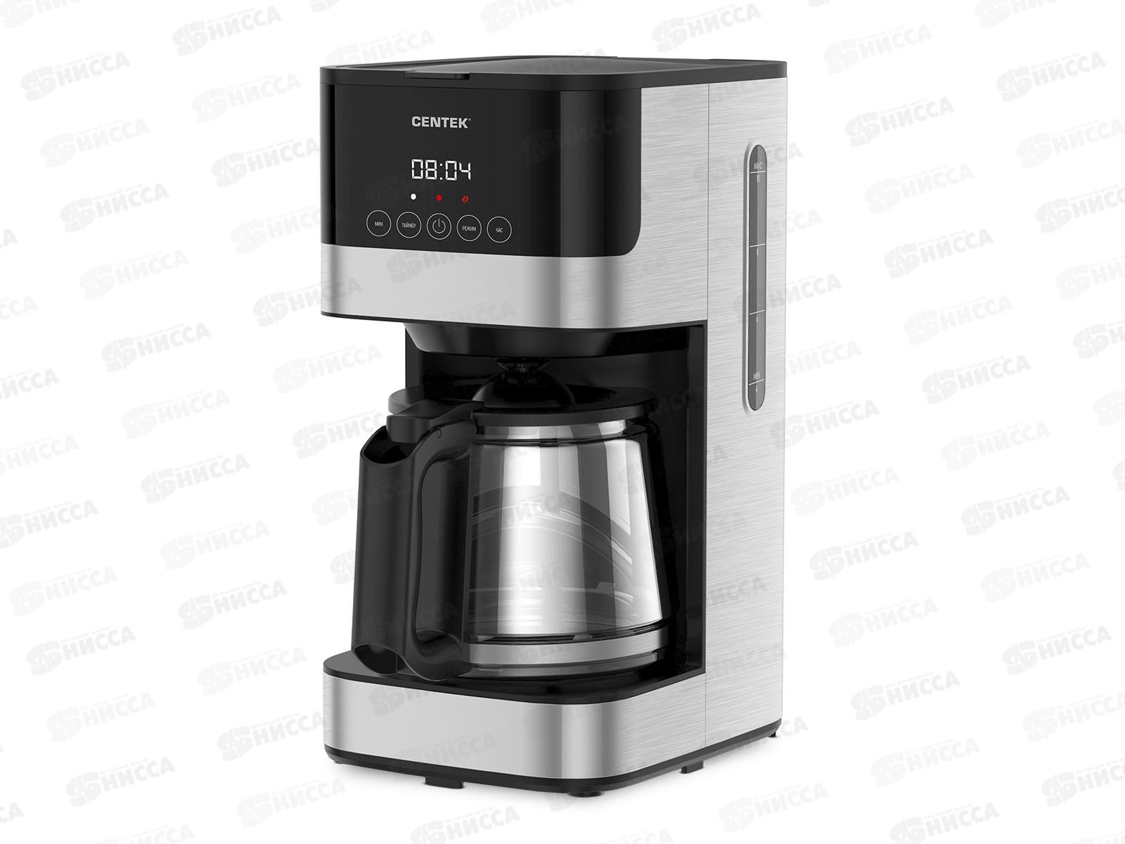 Кофеварка CT-1150 черный-сталь капельная 1000Вт 1,5л