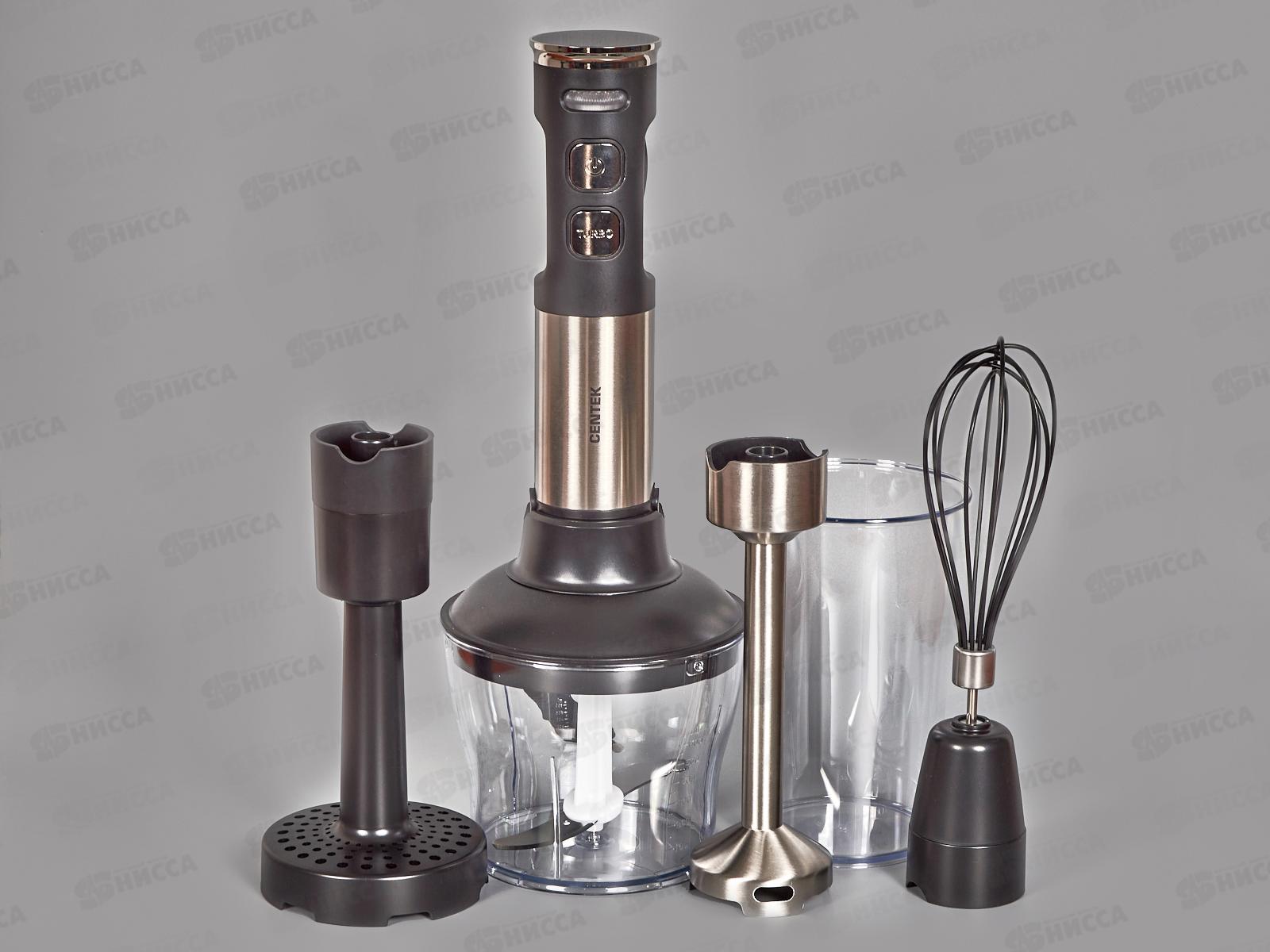 Блендер  CT-1366 1500вт сталь блен/венч/чоппер мерный стакан
