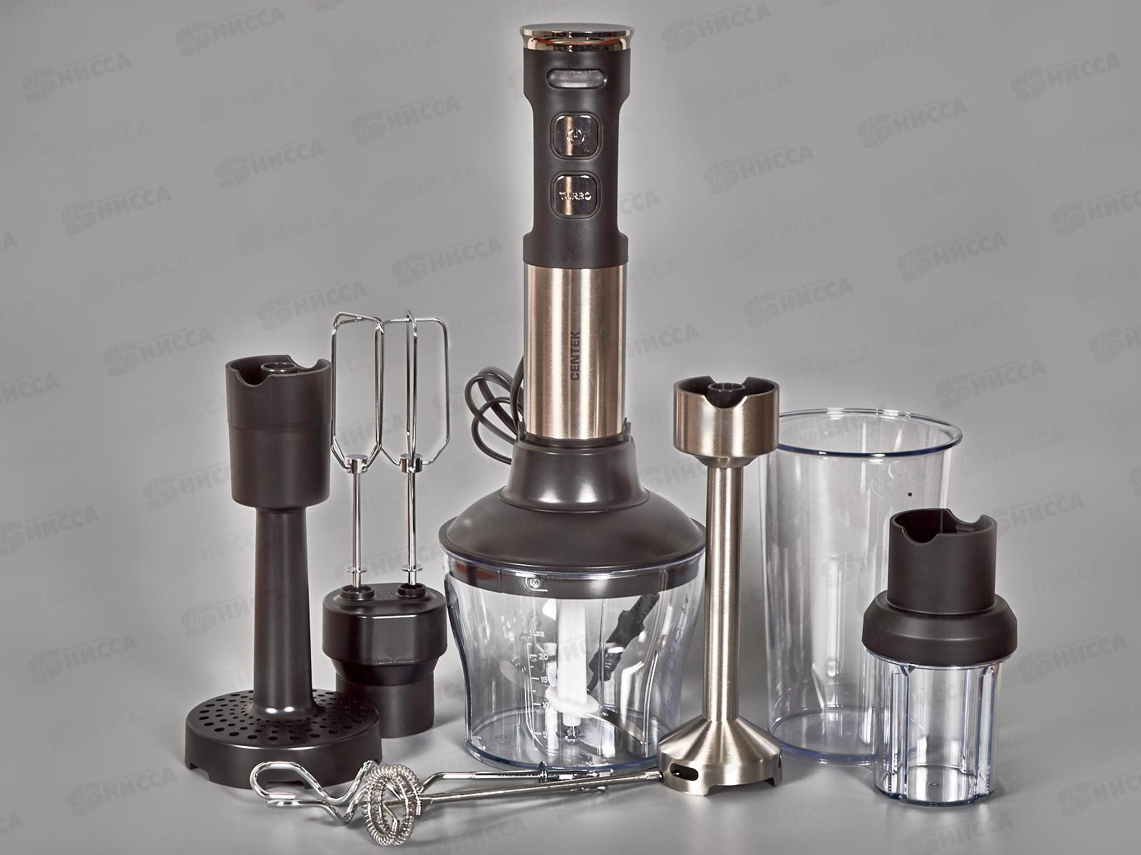 Блендер  CT-1367 1500вт сталь блен/венч/чоппер мерный стакан