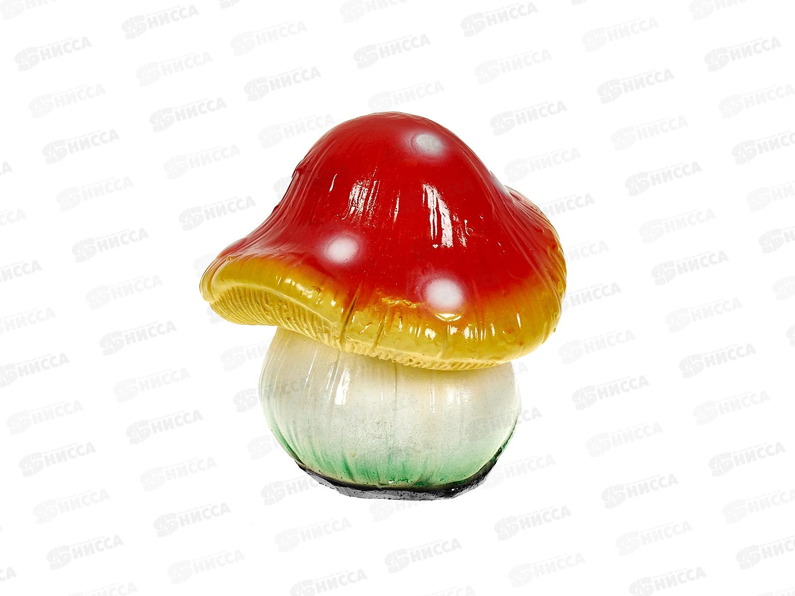 Фигура садовая из гипса &quotГриб-Мухомор&quot (150*140мм) арт.178  *2