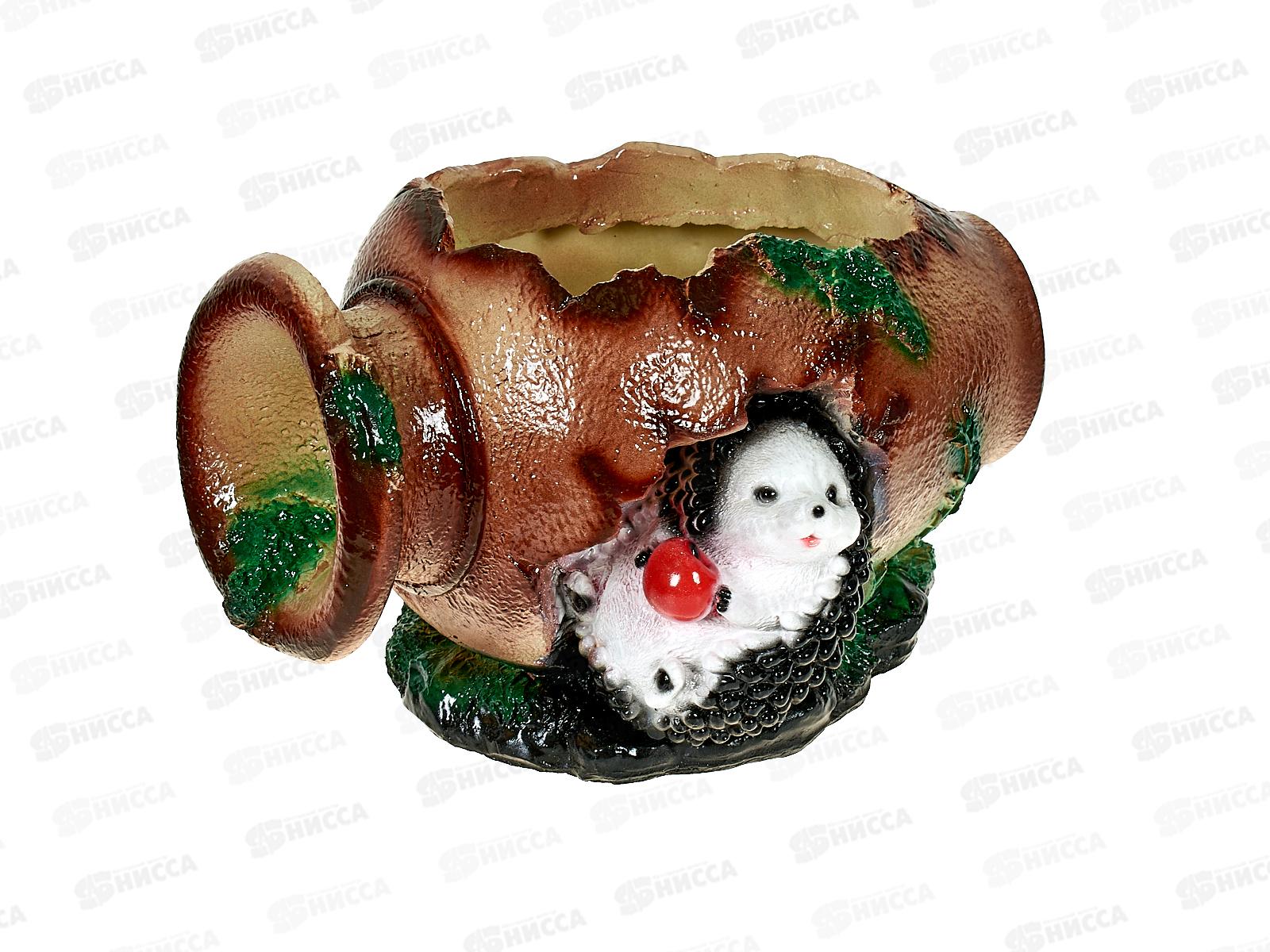 Кашпо &quotЕж в кувшине&quot (150*270мм) арт.118