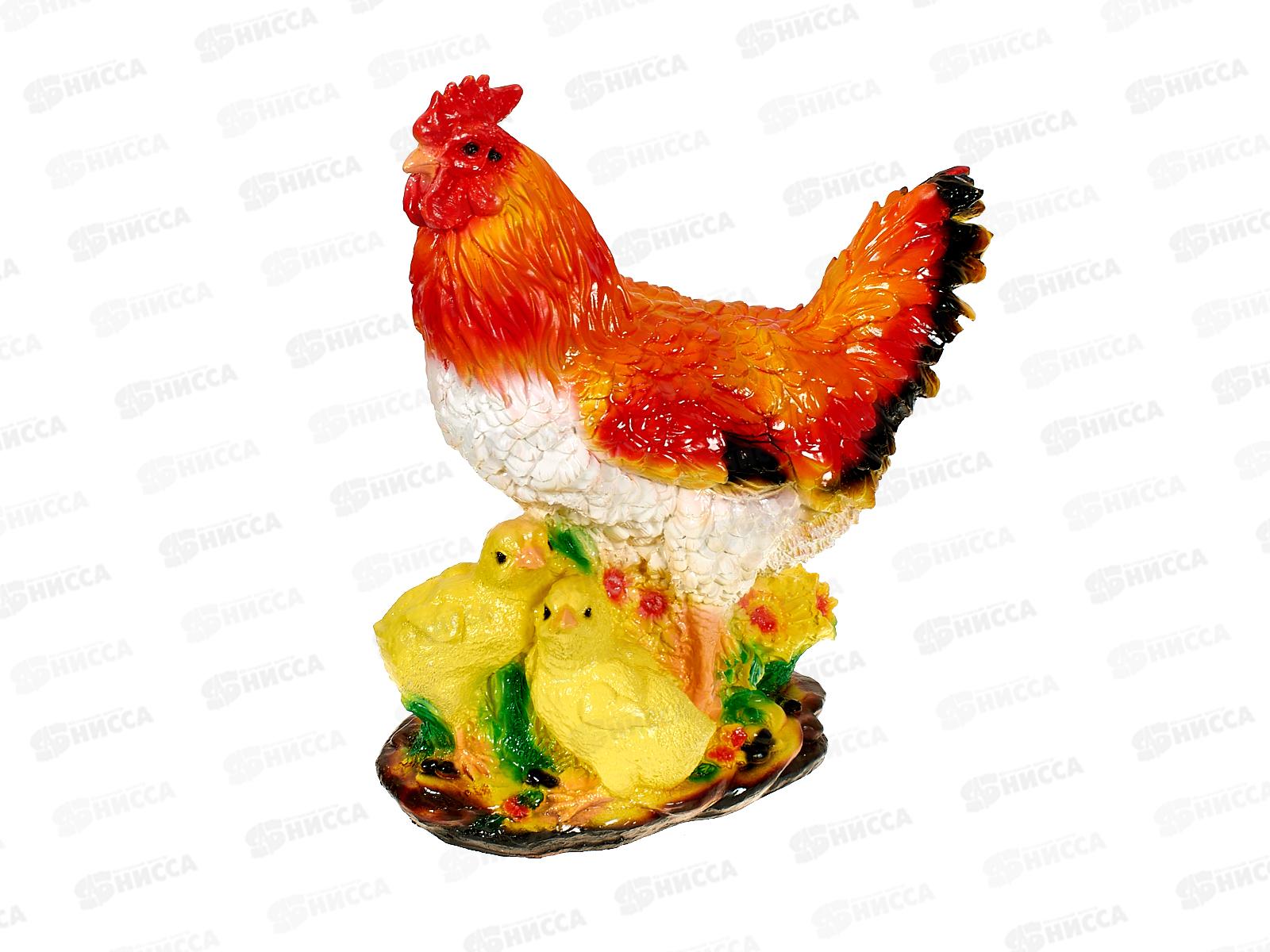 Фигура садовая из гипса &quotКурица с цыплятами&quot (330*300мм) арт.110