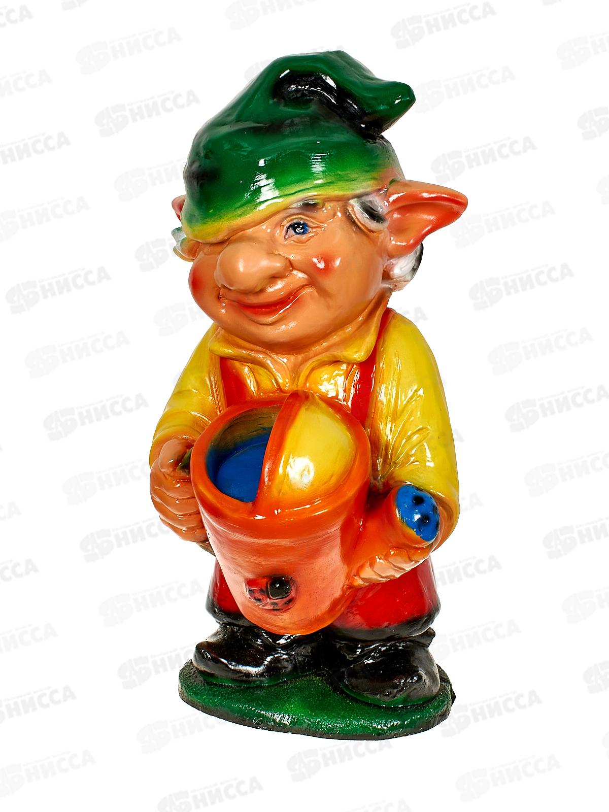 Фигура садовая из гипса &quotТролль с лейкой&quot (550*300мм) арт.365