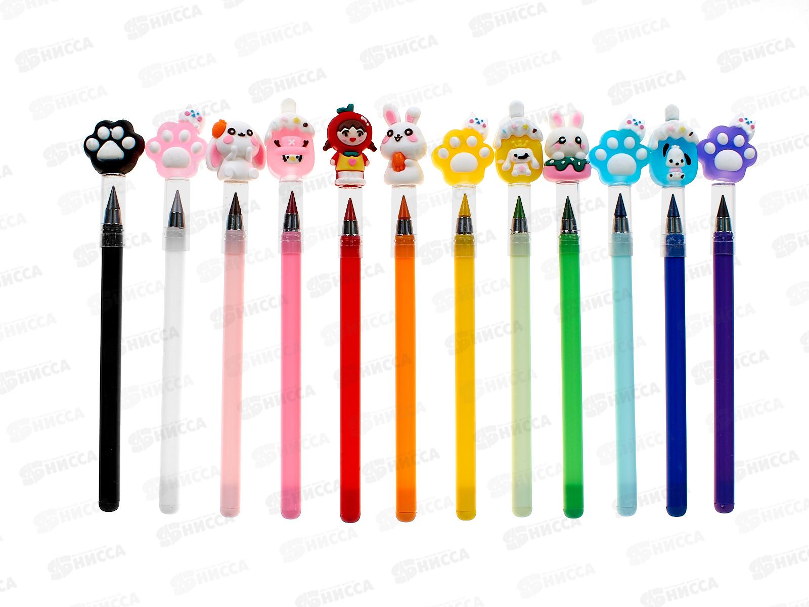 Карандаши 12цв MAZARI вечные с насадками М-7079