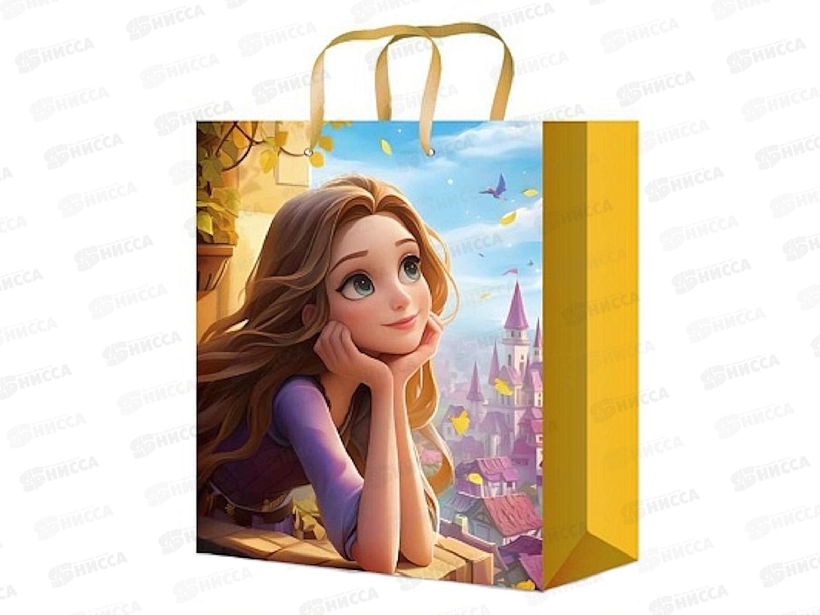 Пакет подарочный MI 18х23х8см Мечтающая принцесса, ПКП-0336 *12