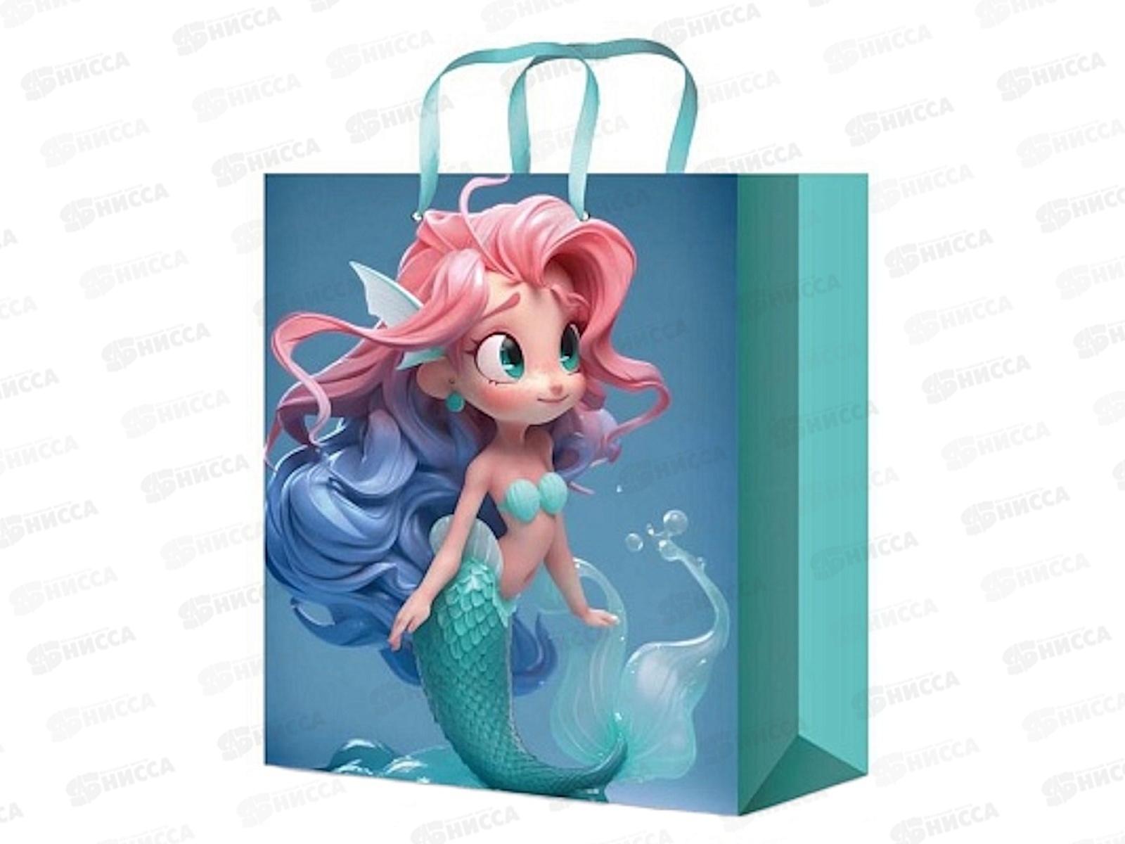 Пакет подарочный MI 22х31х10см Принцесса русалок, ПКП-0550  *12
