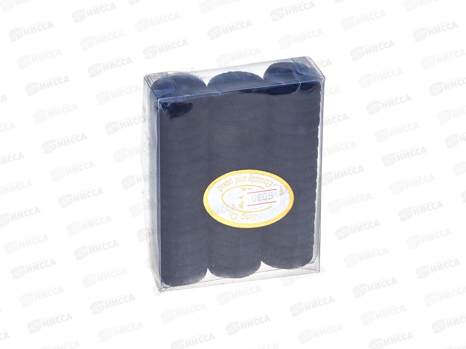 Резинка д/волос 30мм.черная №6805(упак.48шт.)