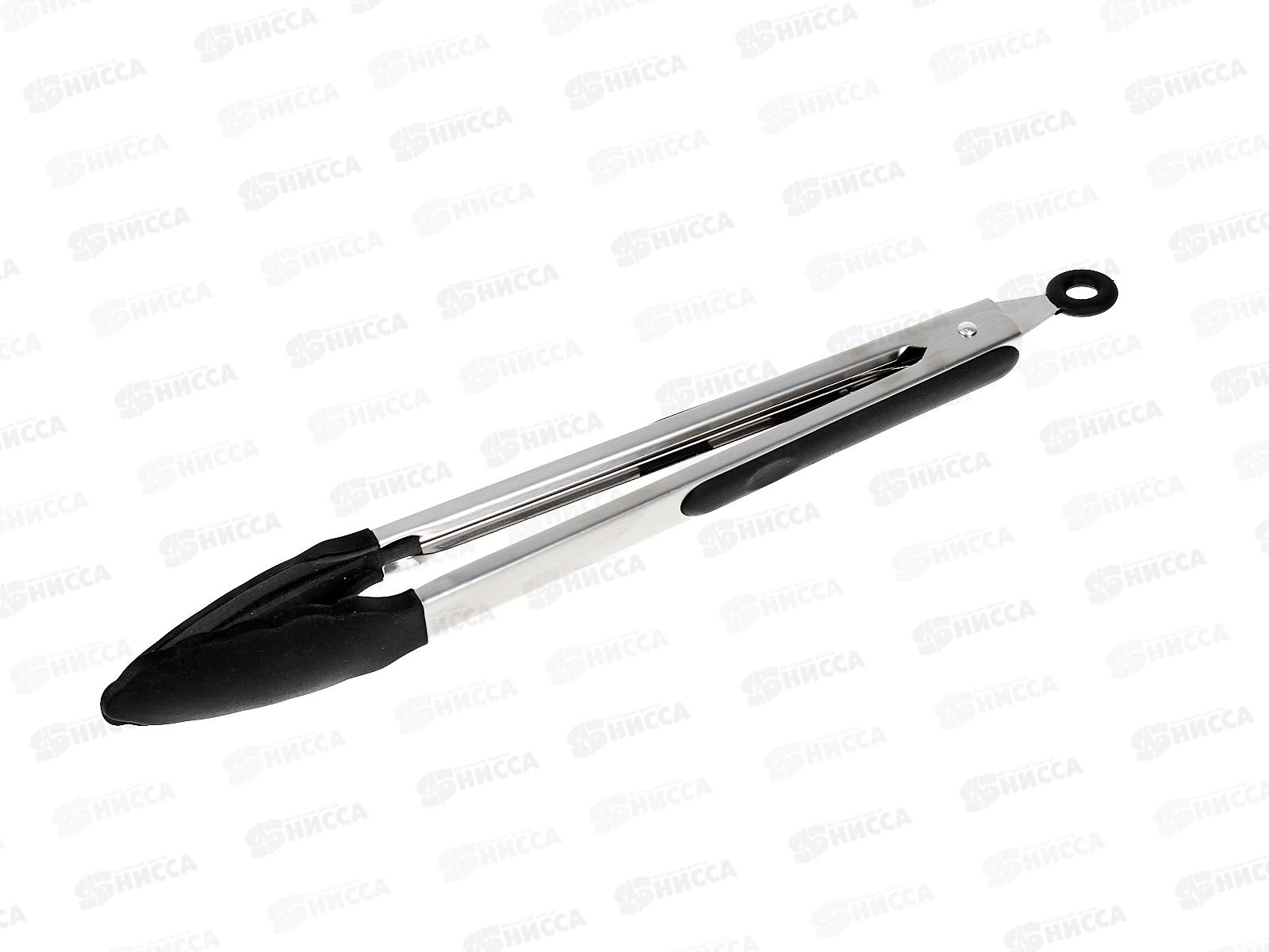 Щипцы кухонные силикон нерж сталь 30см 12511 *24