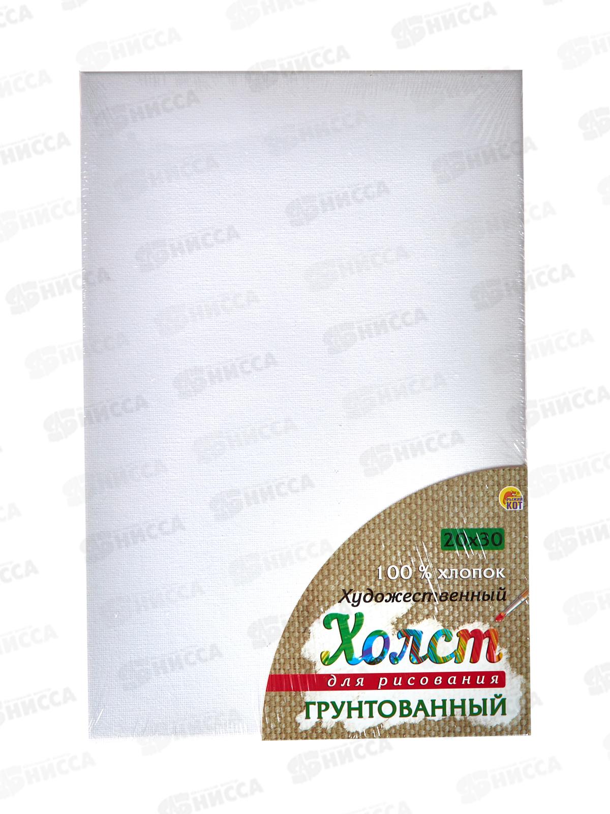 Холст на подрамнике для рисования. 20х30см (хлопок), Х-5843  *24