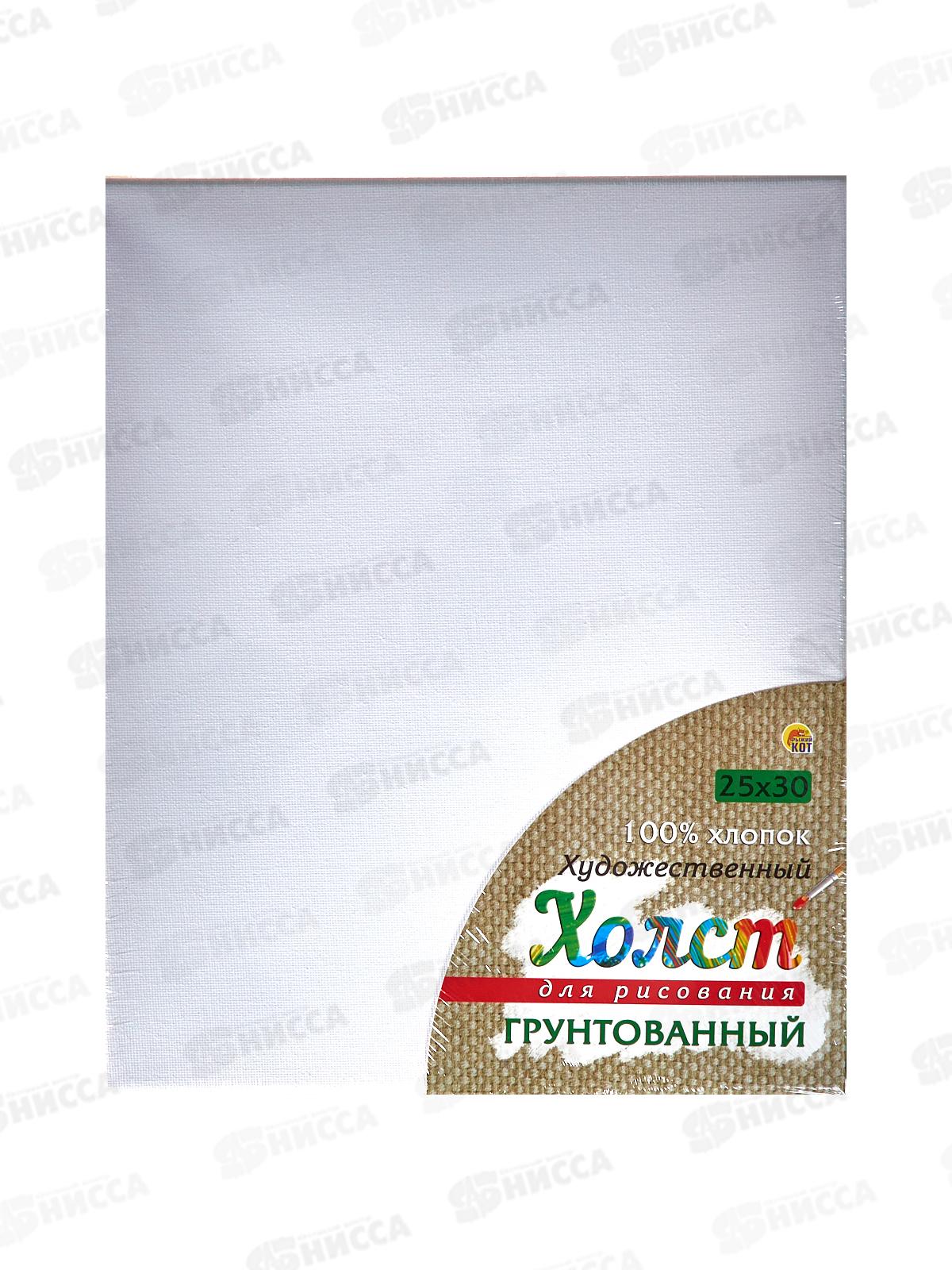 Холст на подрамнике для рисования. 25х30см (хлопок), Х-5844  *24