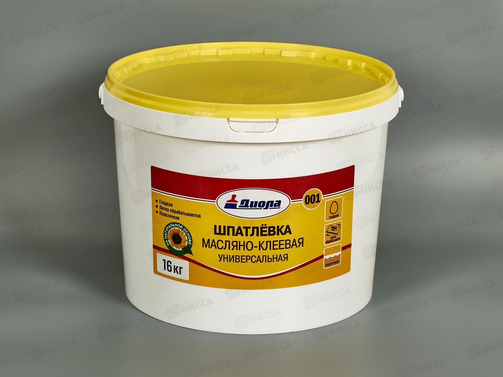 Шпатлевка масляно-клеевая Д-001 16кг