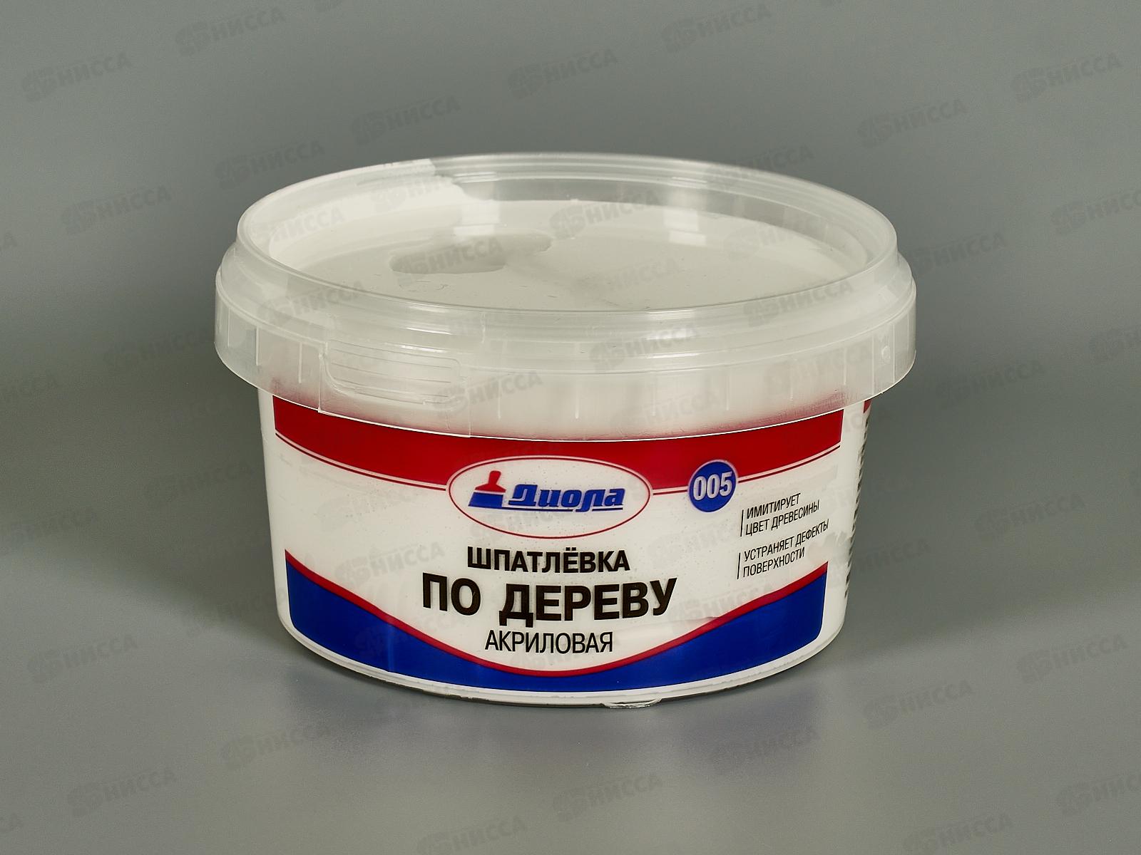 Шпатлевка по дереву акриловая белая Д-005 1,0кг *1/12