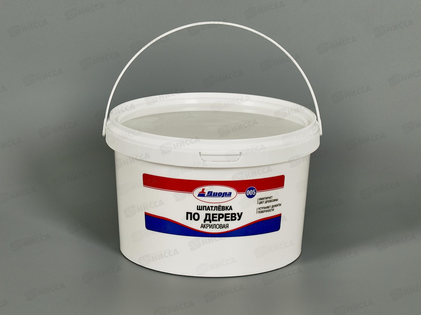 Шпатлевка по дереву акриловая белая Д-005 3,0кг *1/8