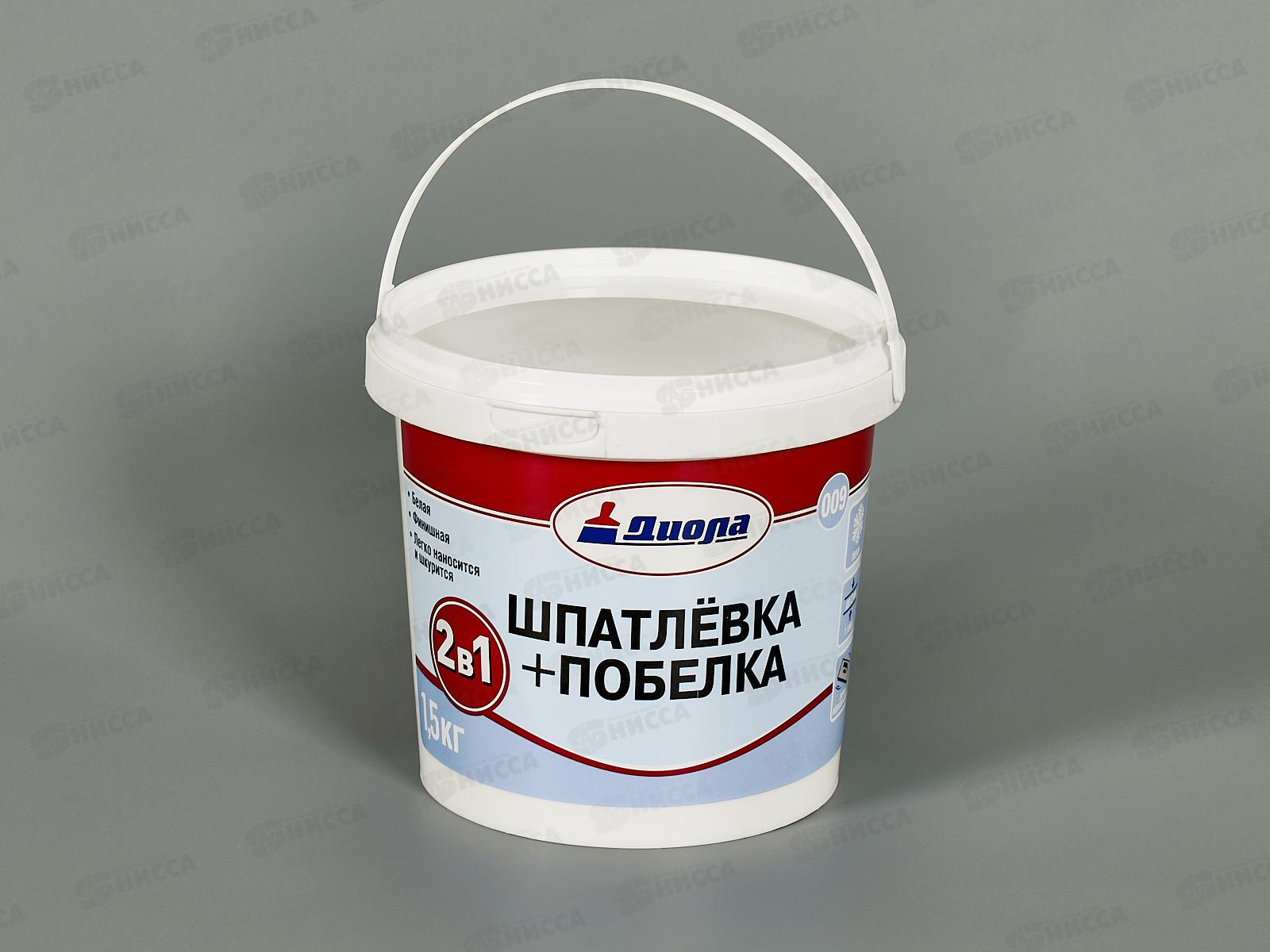 Шпатлевка+побелка 2в1 Д-009 1,5кг *1/12