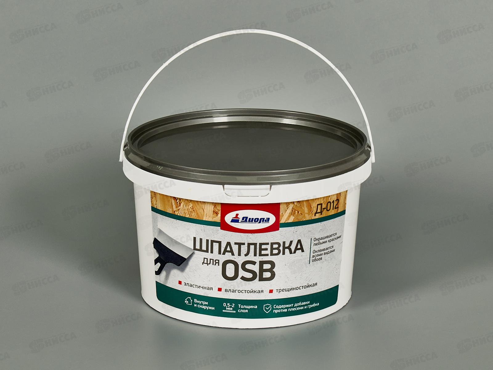 Шпатлевка для OSB Д-012 3,0кг *1/8
