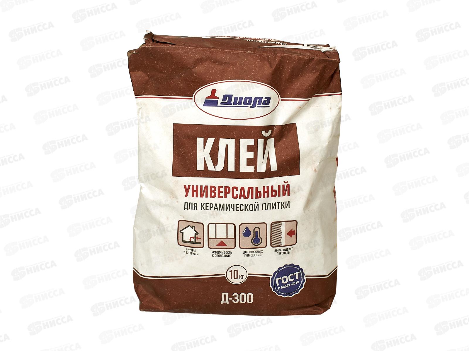 Клей для облицовки стен керам плит Д-300 10кг