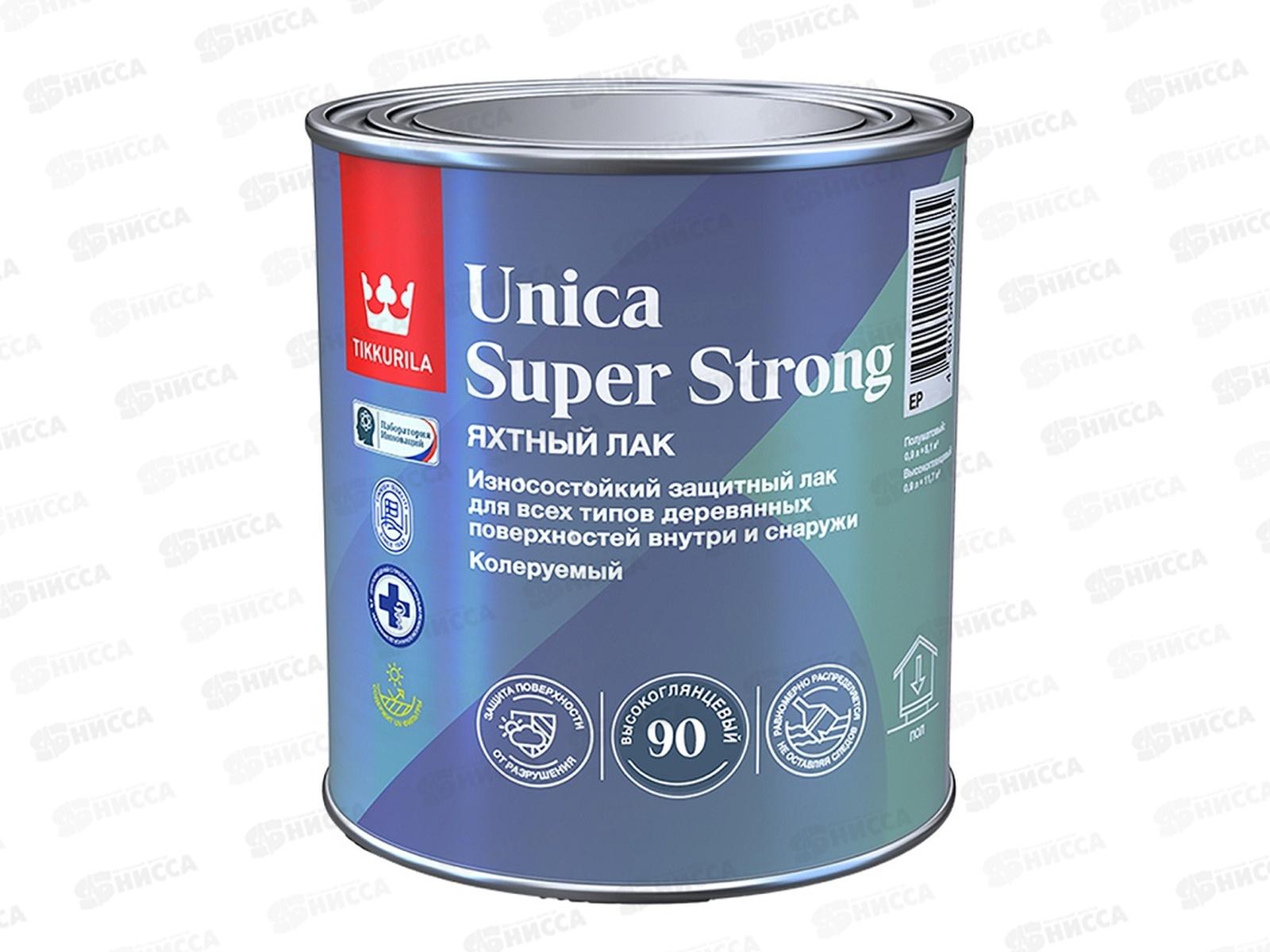 Лак универсальный Unica Super Strong EP в/гл 0,9л