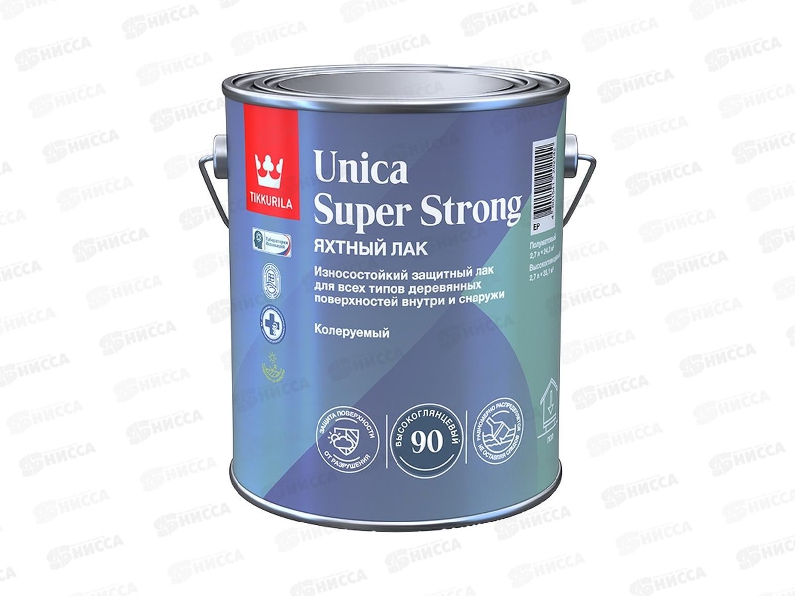 Лак универсальный Unica Super Strong EP в/гл 2,7л