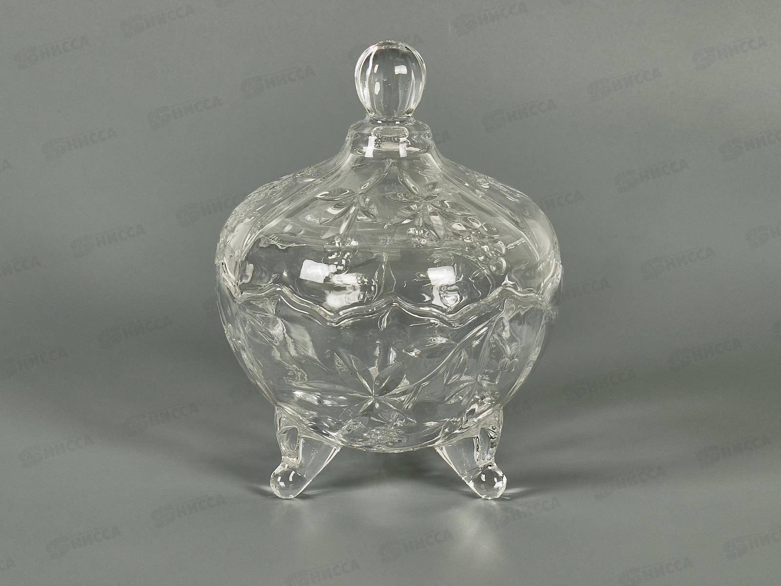 Ваза с крышкой 780гр 202414 *48