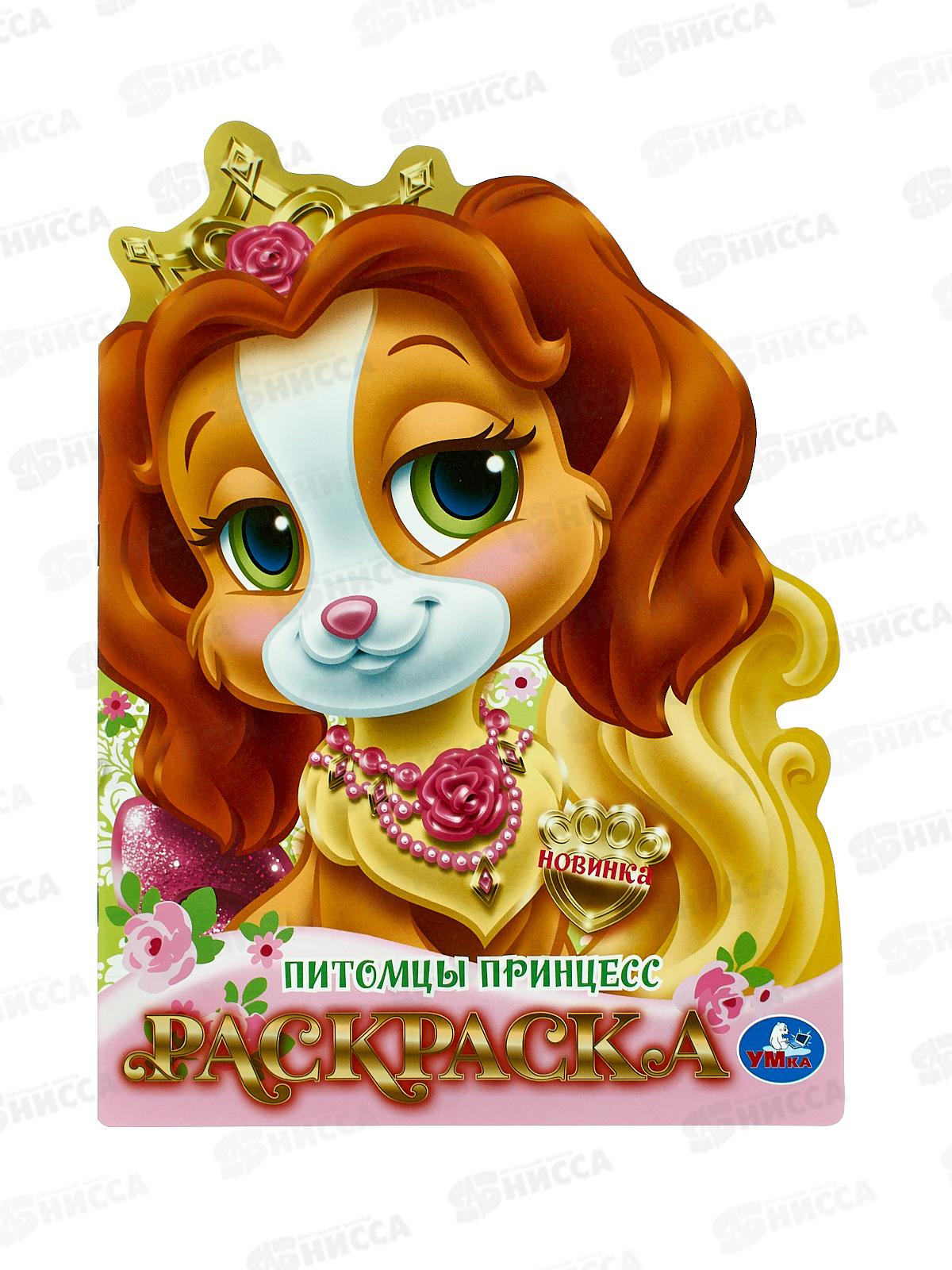 Раскраска "УМКА" 10393-6,Питомцы принцесс, 210х285мм 16стр.*50