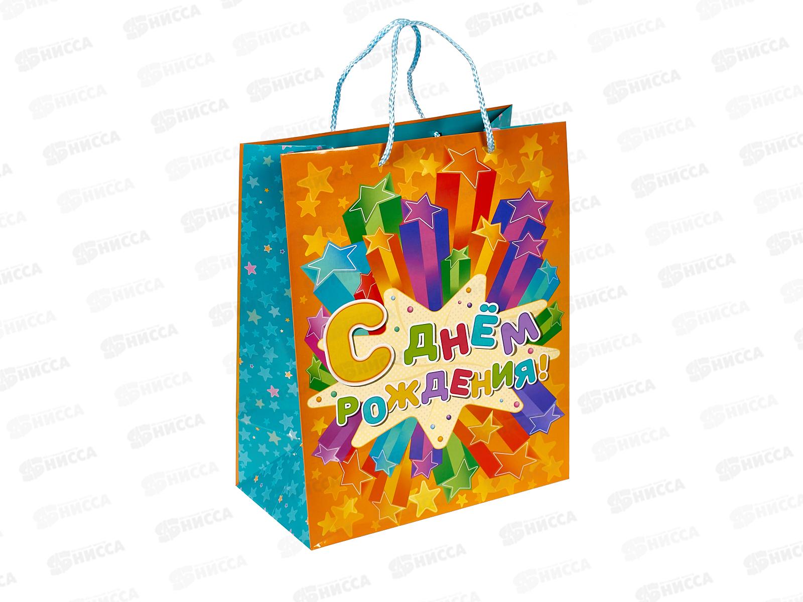 Пакет подарочный 26х32х14см l Глянцевый, PL-90657-НВ2 *12