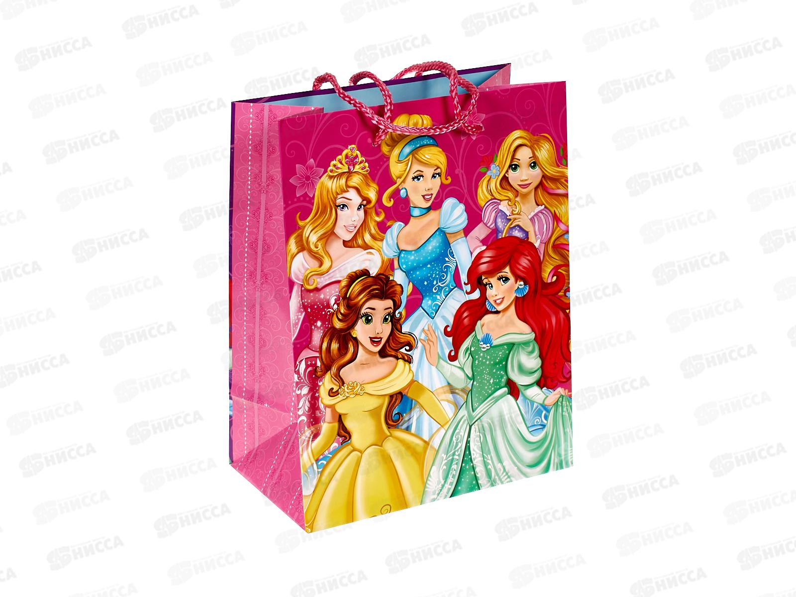 Пакет подарочный 18х22,7х10см m Глянцевый Принцесса, PM-89443-PD-CN *12