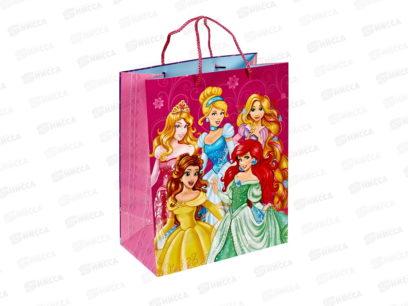 Пакет подарочный 26х32х14см глянцевый l Принцесса, PL-90402-PD-CN  *12