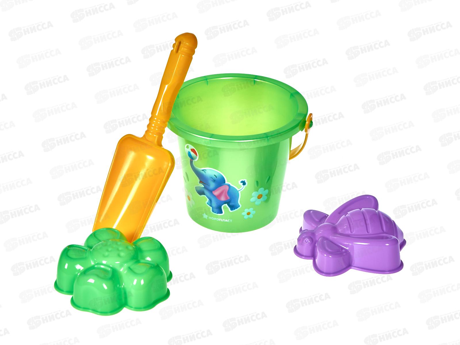 Набор песочный №80, 180 (формочка 2шт, ведро) *30