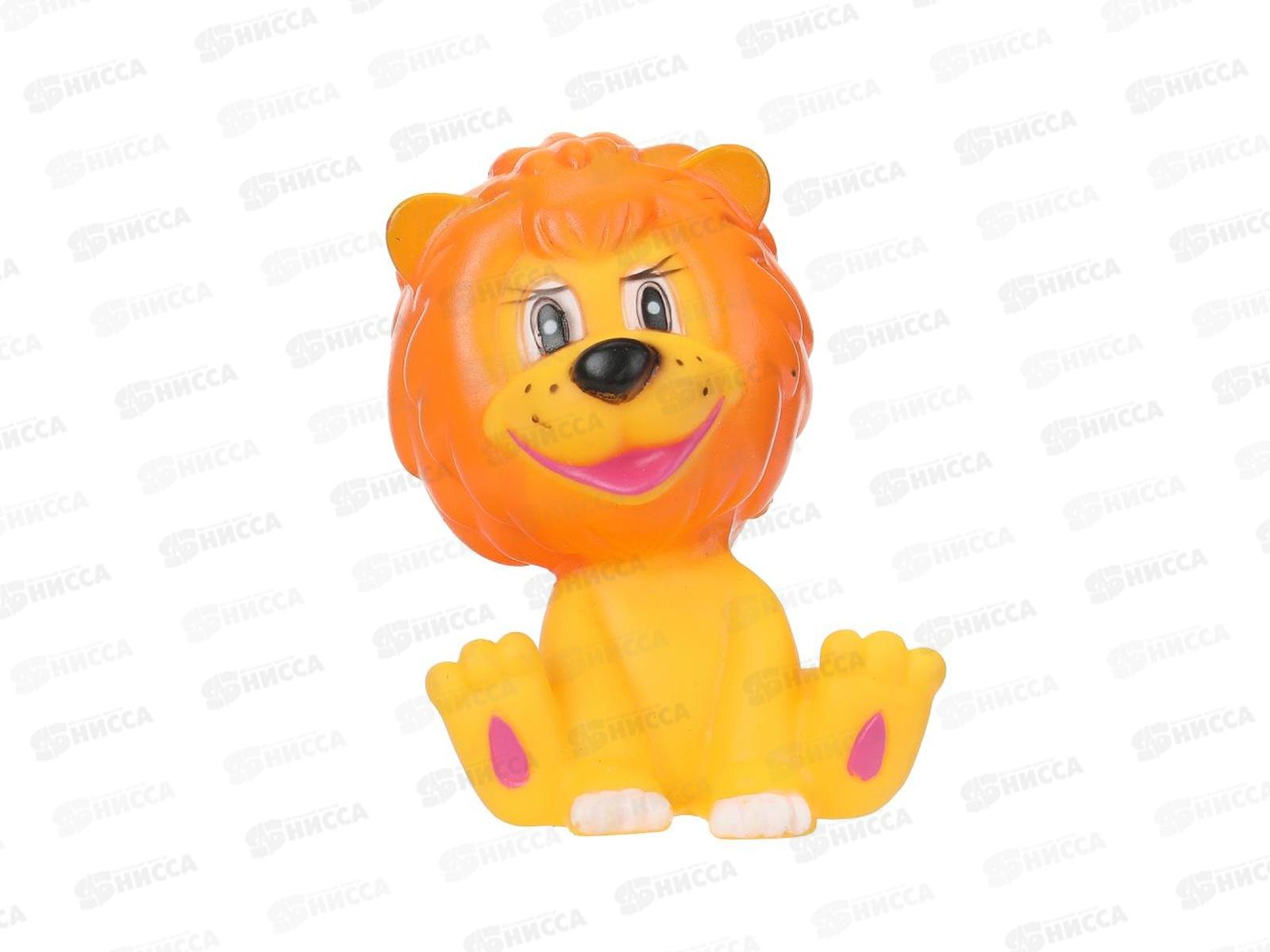 Игрушка пластизоль для ванны Львёнок, YF-10R-LK в сетке
