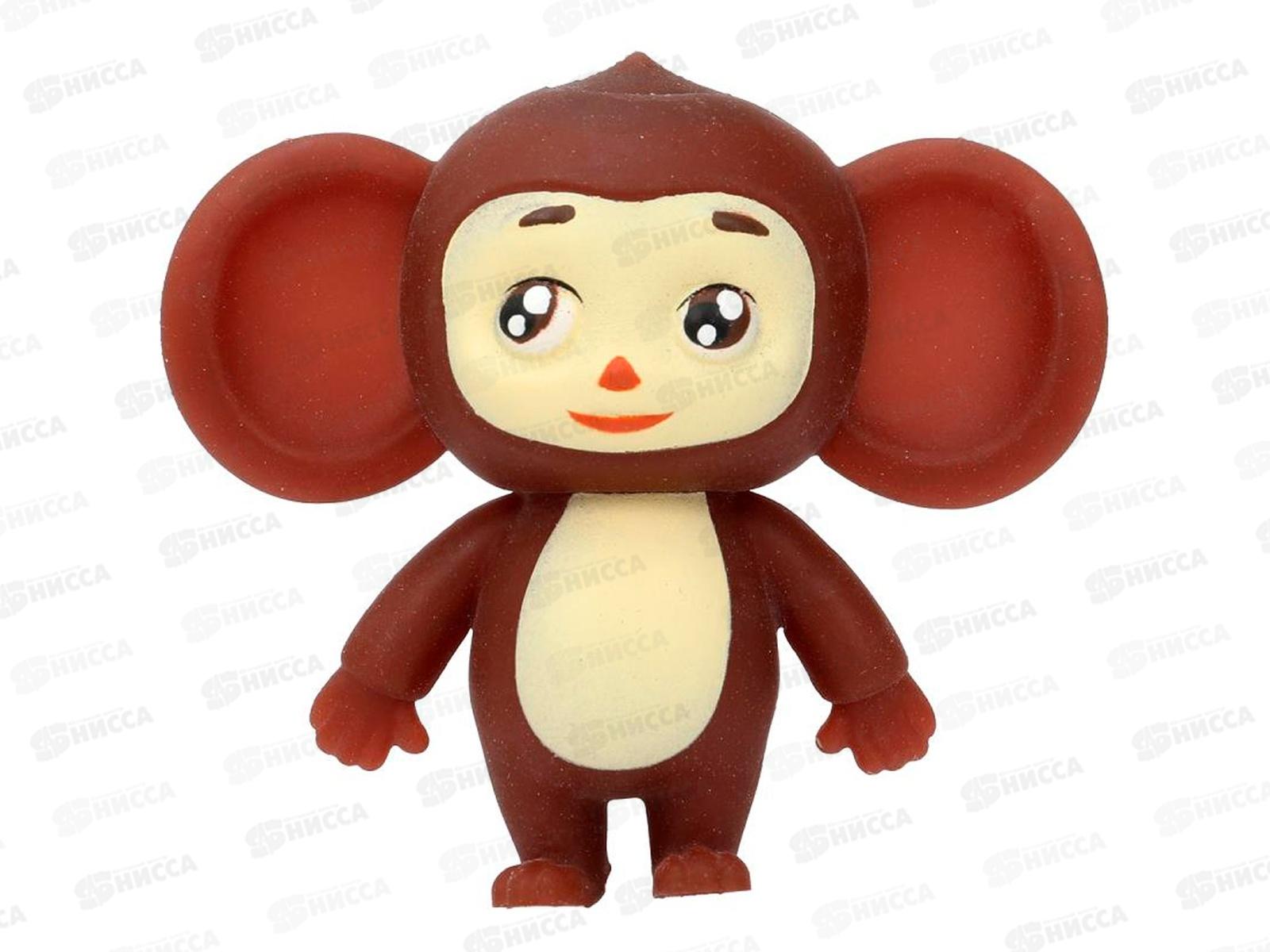 Игрушка-антистресс тянучка Чебурашка наполн. мука STR-CHEB-FD-RU*12