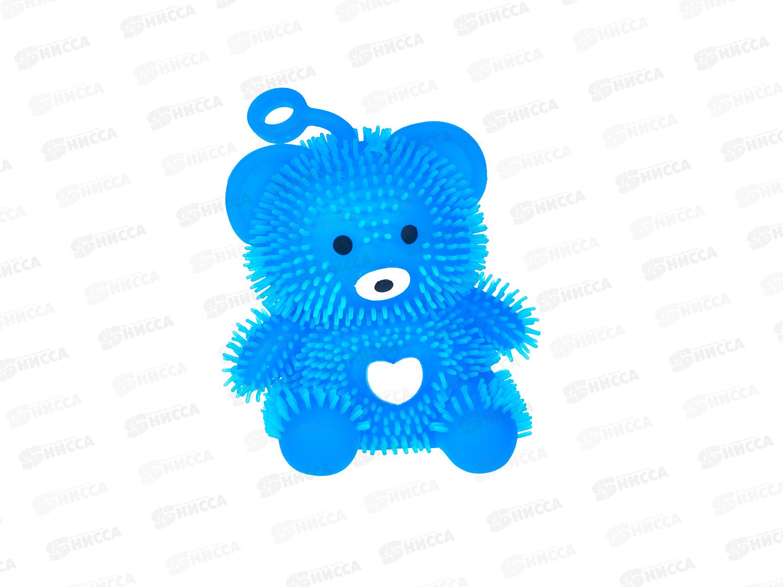 Антистресс-мялка Мишка со светом, 053-23В-43-RU "Супер Жим" *12