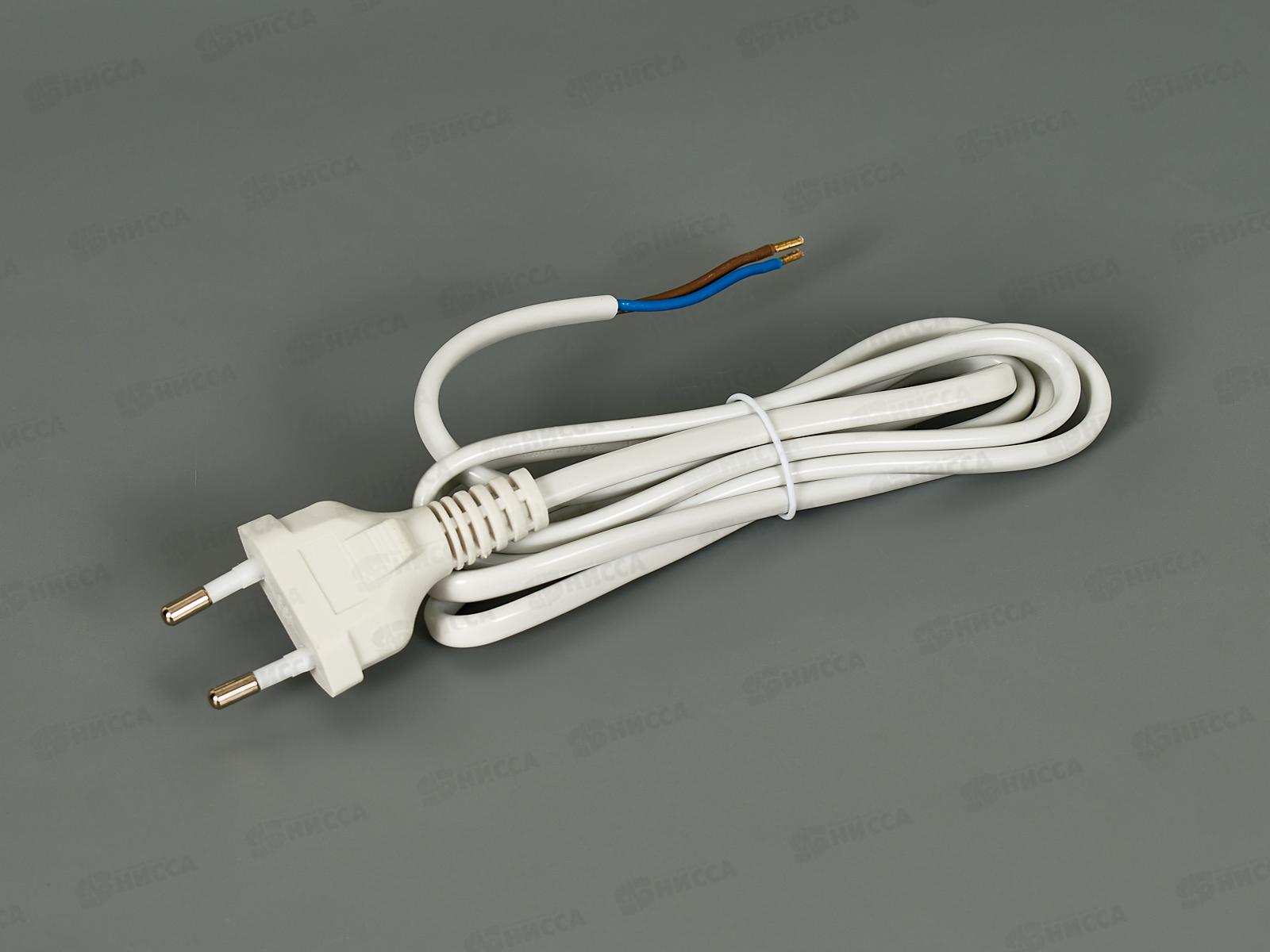 Провод с евроштекером 1,5м 2,5А белый duwi 28560