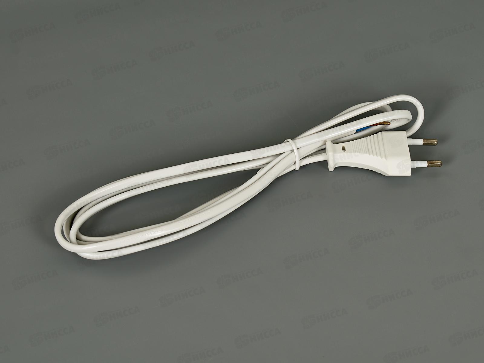 Провод с евроштекером 1,8м 2,5А белый duwi 28562