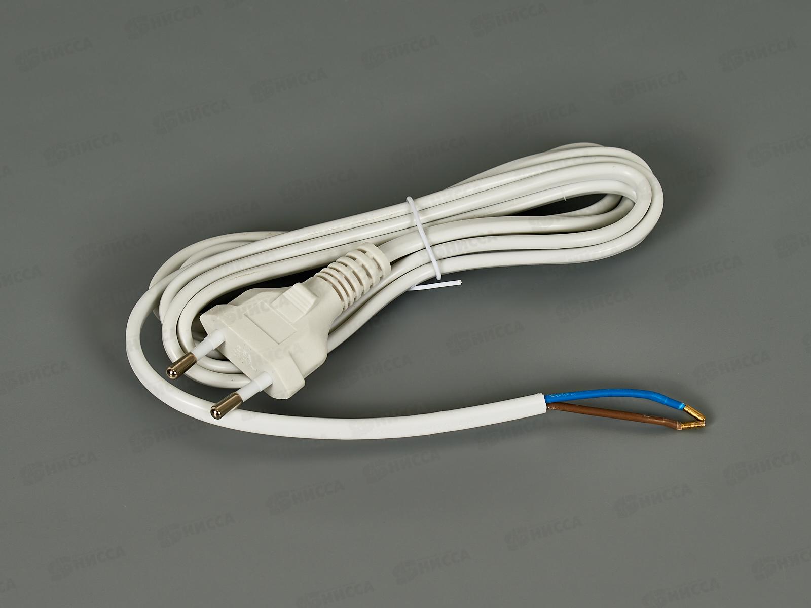 Провод с евроштекером 2,0м 2,5А белый duwi 28564