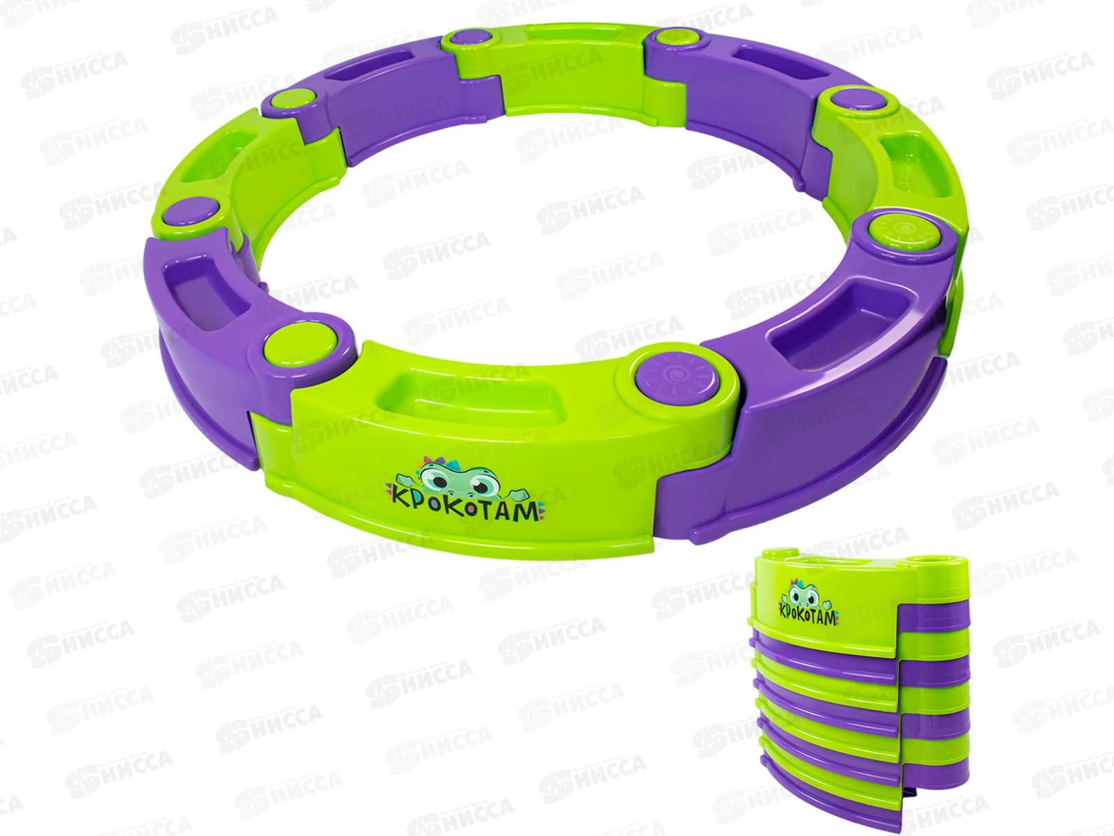 Песочница модульная Крокотам 8 сегментов зеленый и фиолетовый 8П402613