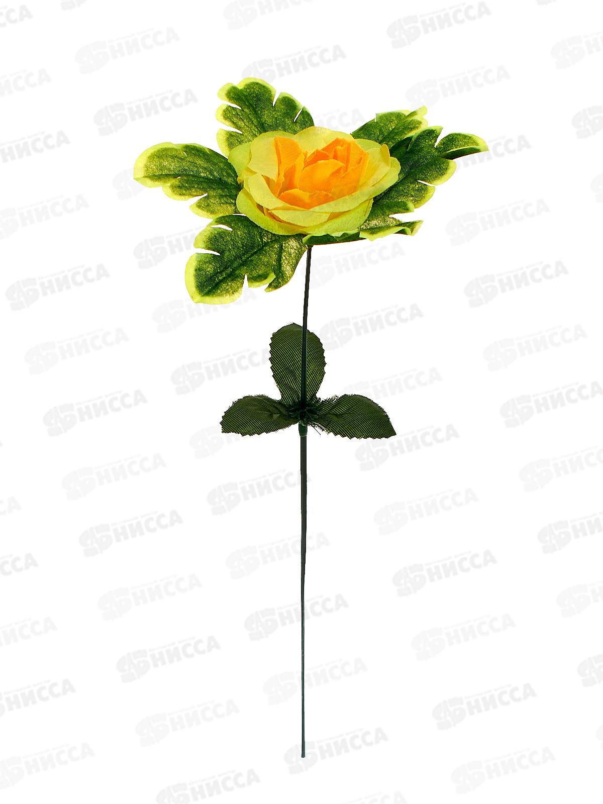 Цветы искусственные 30см роза микс 6835 *20/600
