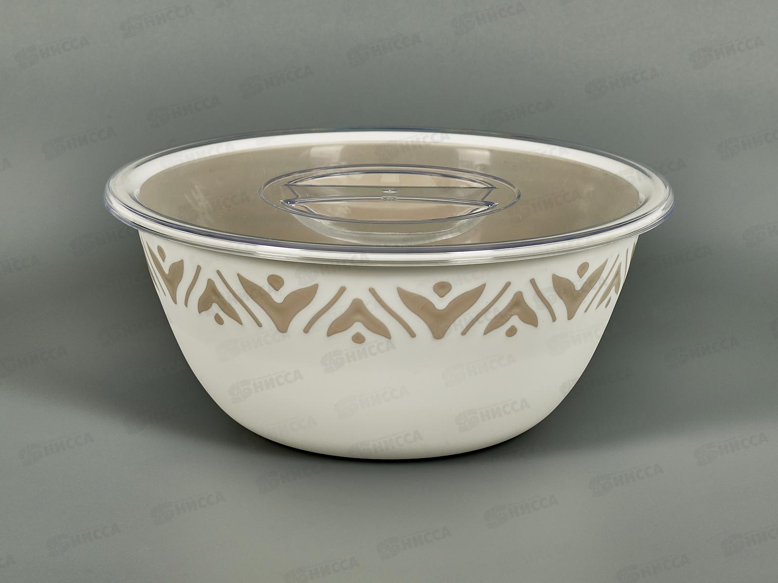 Чаша &quotЭстетика&quot 1,7л с/кр Бело-бежевый М8738 *10