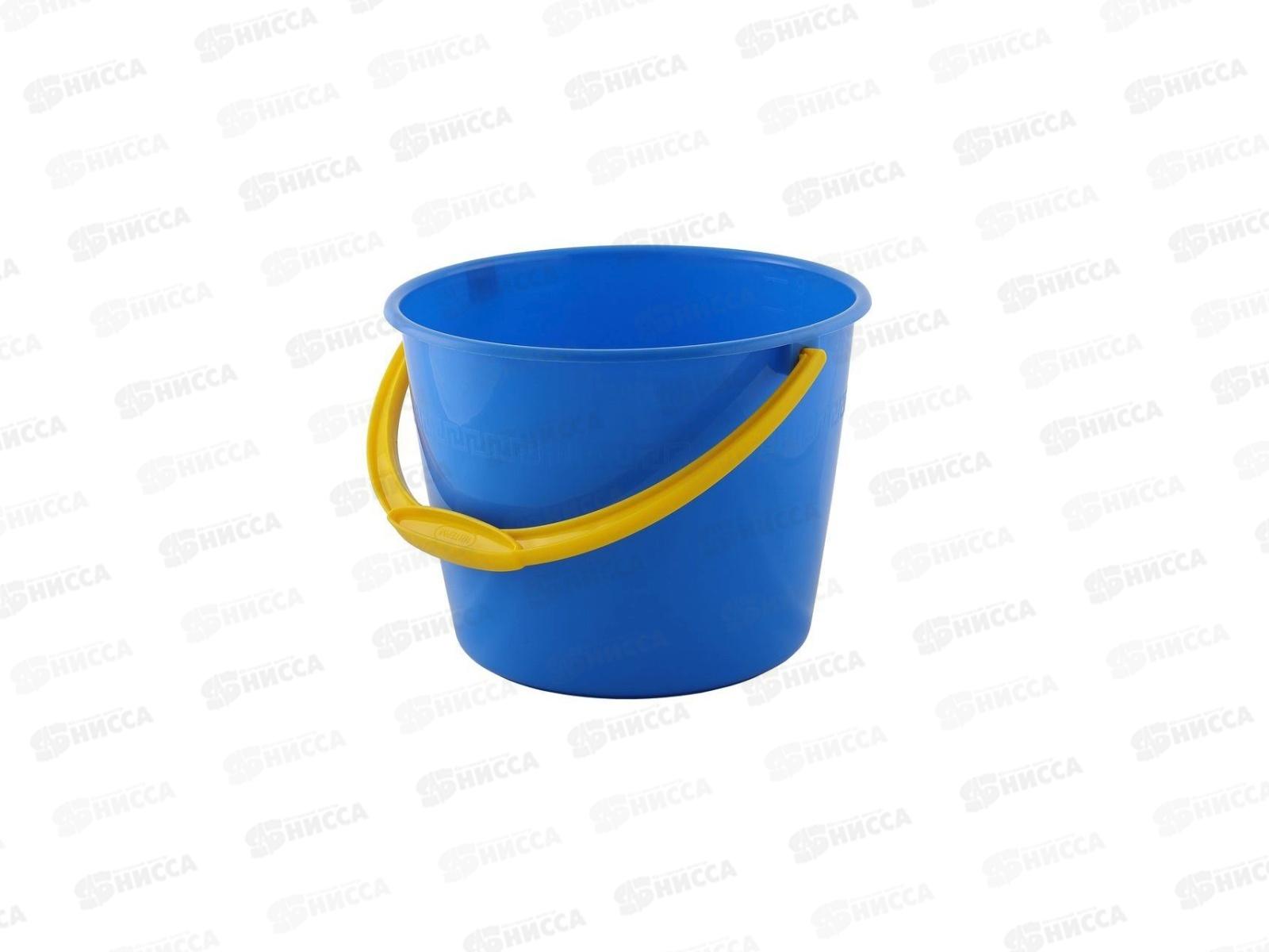 Ведро-лукошко 9л  синее ИНТ
