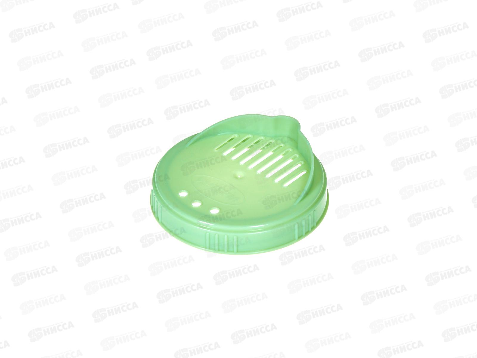 Крышка сливная винтовая Твист-Офф 82мм Оливковая пластик ИНТ *200