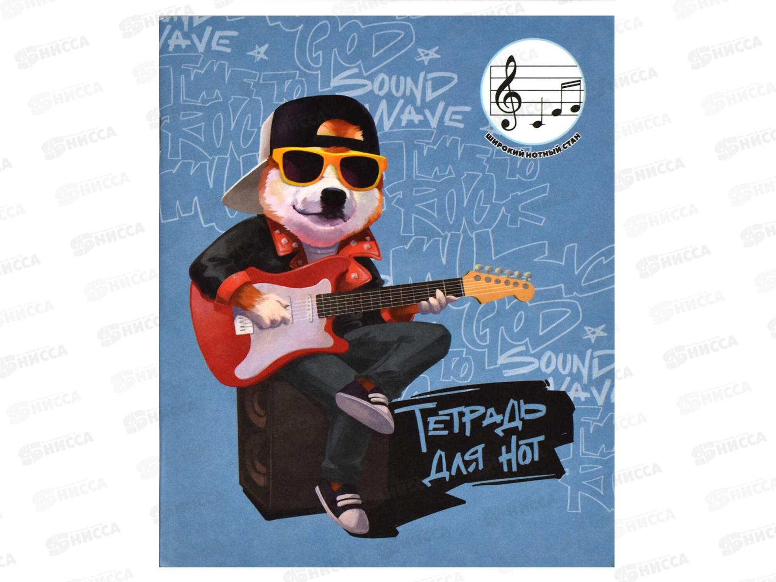 Тетрадь нотн. 24л ФЕН А5 Уличный музыкант, мл.кл., 67536 *50