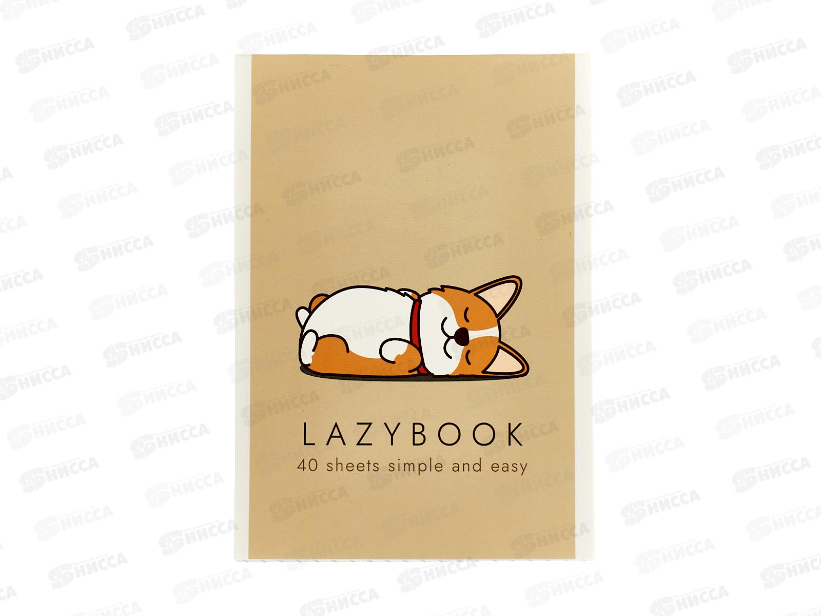 Блокнот 40л ПЗБМ А6 Релакс. клетка, скрепка. микс 092686 *96