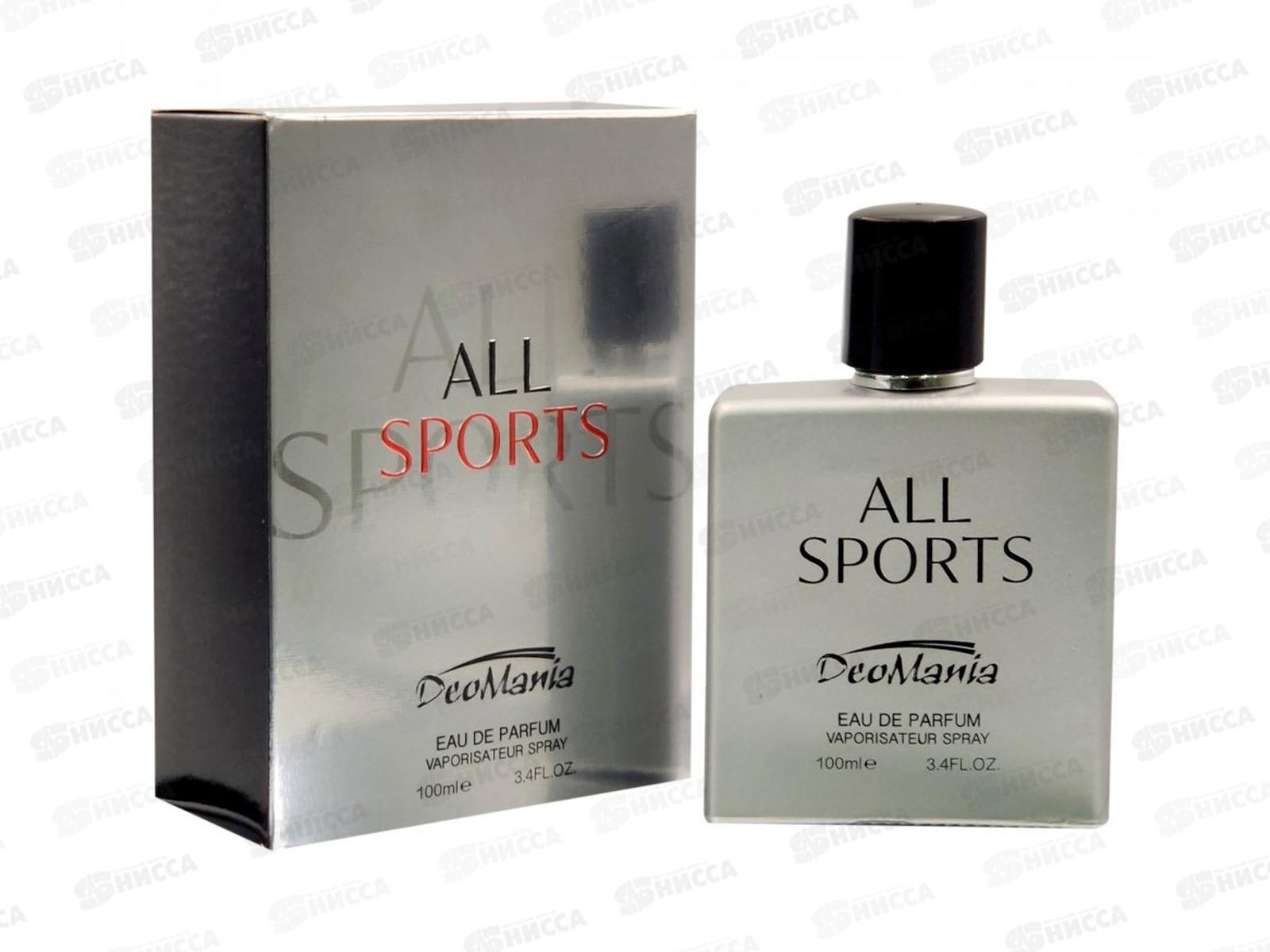 DeoMania ALL SPORTS, п/в 100мл муж. *48  М