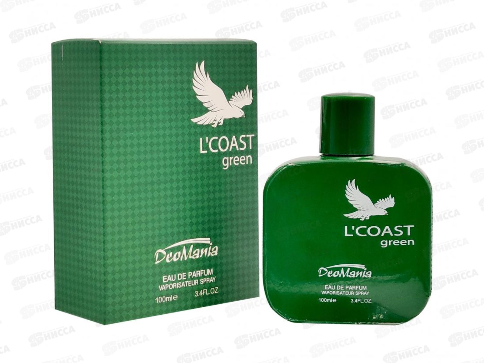 DeoMania L COAST GREEN, п/в 100мл муж. *48  М