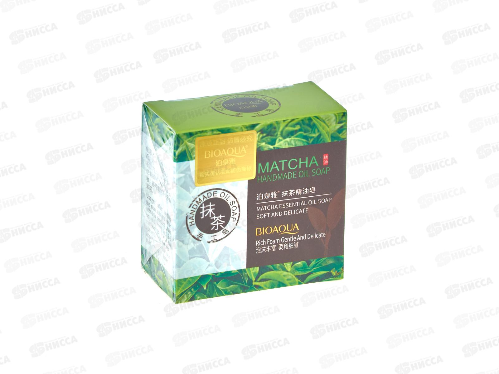 OBO Bioaqua мыло 100гр Увлаж очищ Экстракт Зеленого чая *1